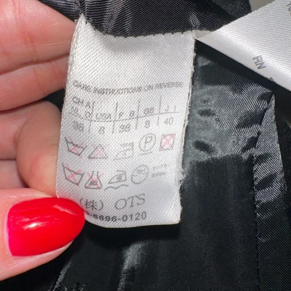 Max Mara Pure Cashmere Black Blazer Jacket size 6 - Picture 3 of 6